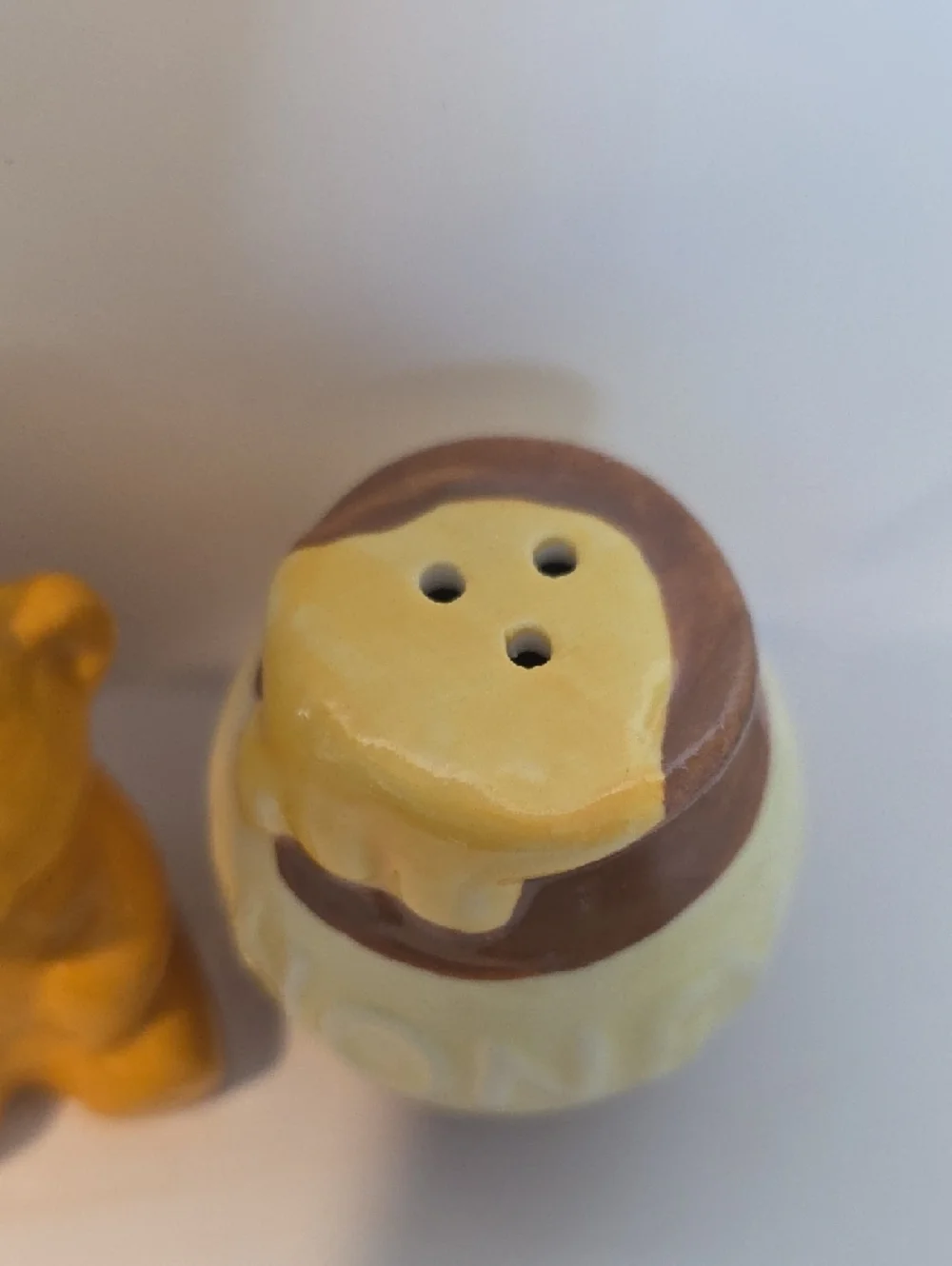 Honey Bear Mini Ceramic Salt and Pepper Shaker Set